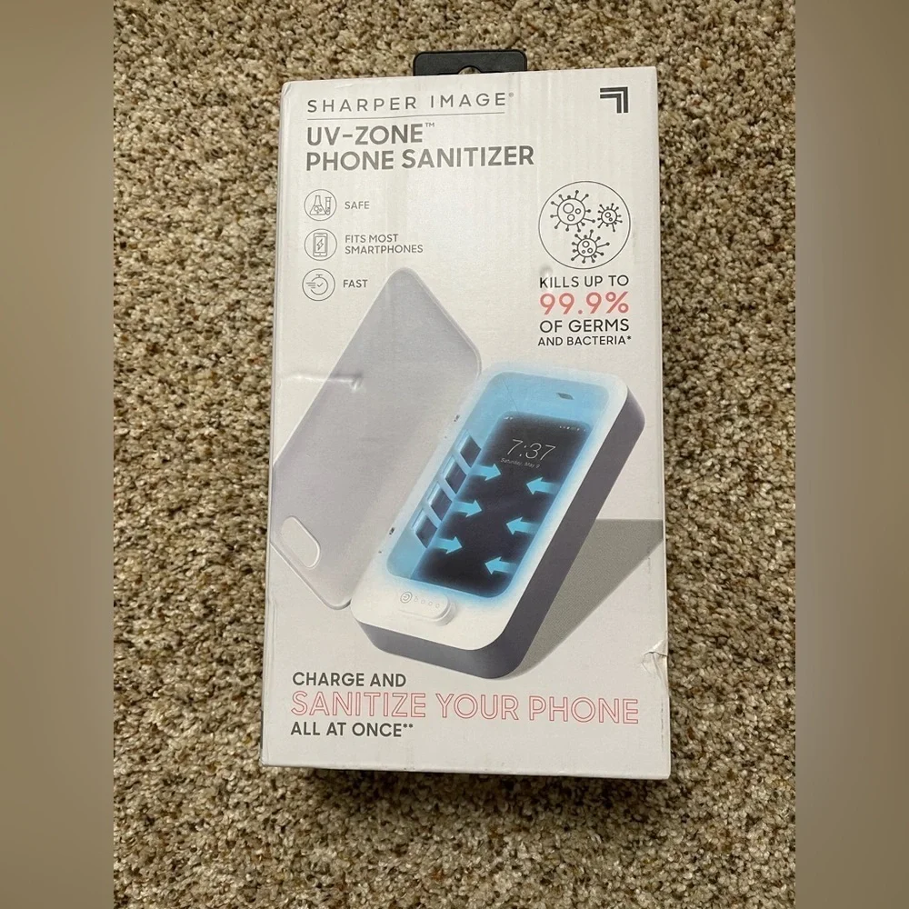 Sharper Image Phone Sanitizer UV-Zone NIB